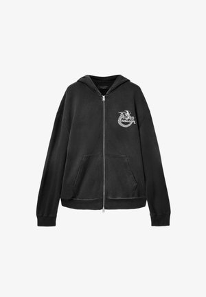 AllSaints TERRA - Sweat zippé - black
