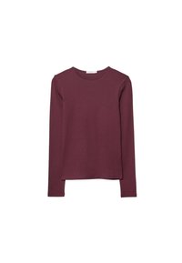 Maglietta a manica lunga - dark red