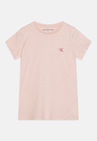 Calvin Klein Jeans SLIM MONOGRAM 2 PACK - Základné tričko - bright white/sepia rose