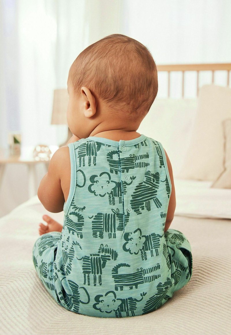 Next OVERSIZED JERSEY BABY ROMPER Jumpsuit green character/grün Zalando.at