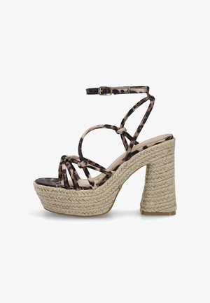 Buonarotti, Sandalias con plataforma - leopard