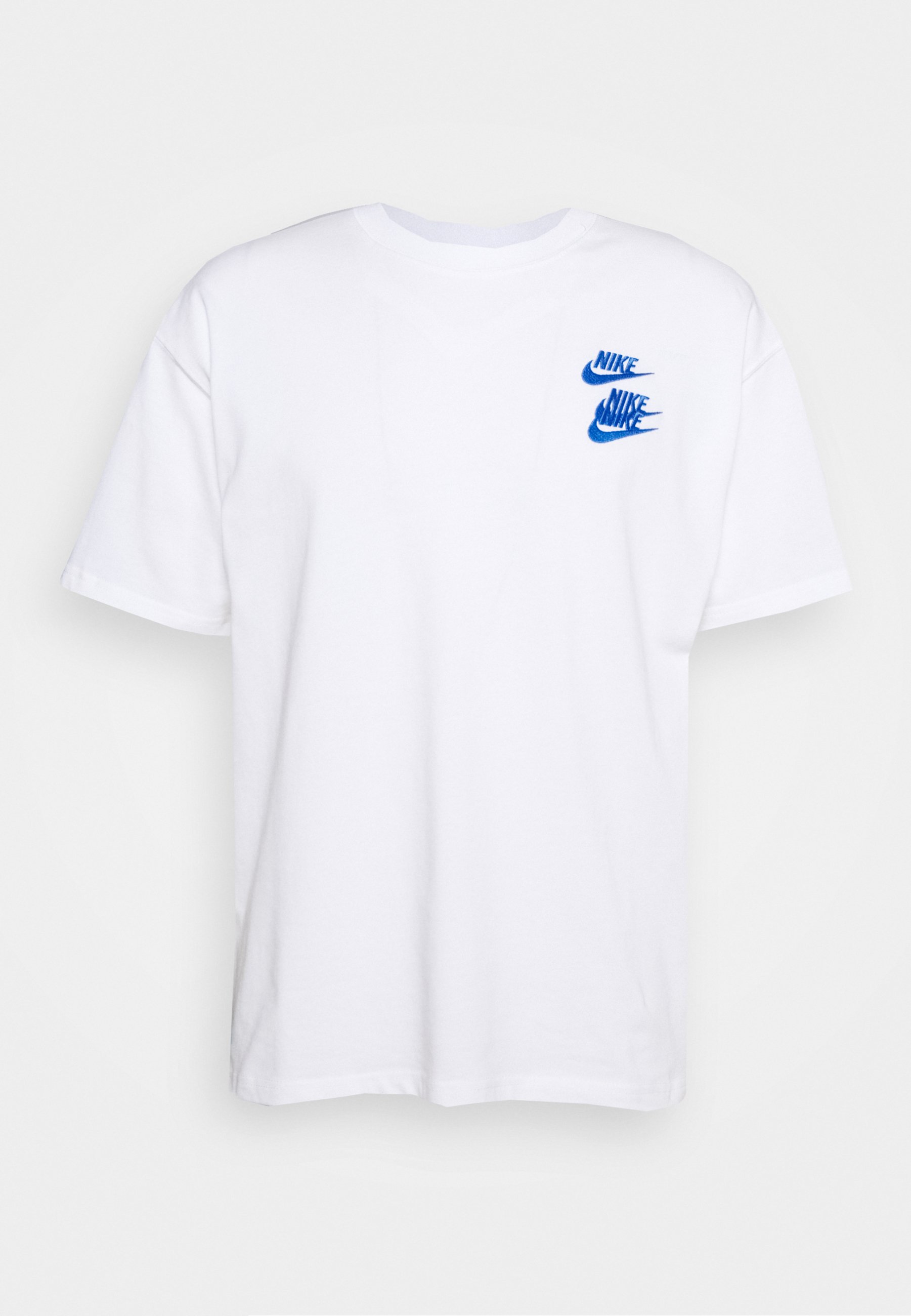 t shirt nike blanc et bleu