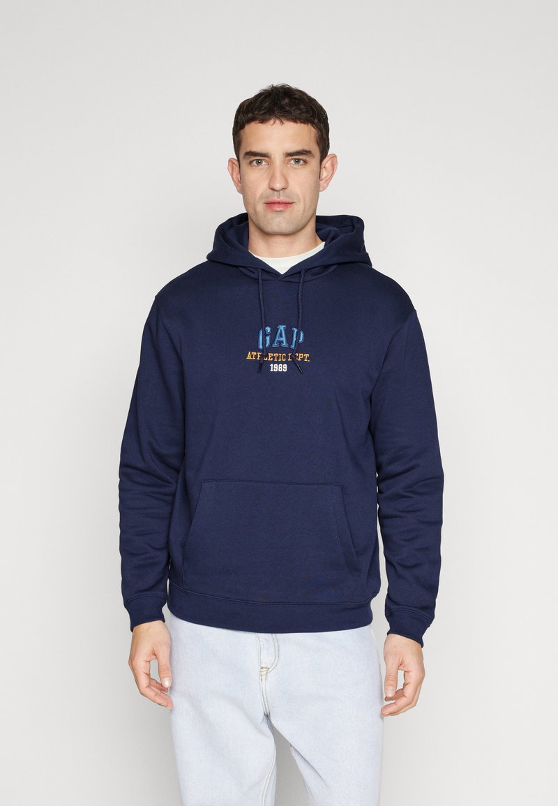 GAP FASHION LOGO HOOD - Felpa - tapestry navy/blu scuro