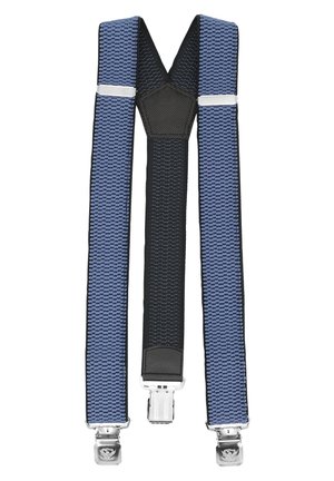 Fabio Farini VERSCHIEDENE BREITER Y FORM FÜR VERSTELLBARE LÄNGE - Gürtel - blau