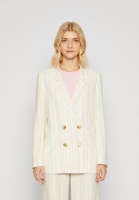 Fabienne Chapot - ROGER STRIPED - Blazer - lime light Miniatuurafbeelding 1