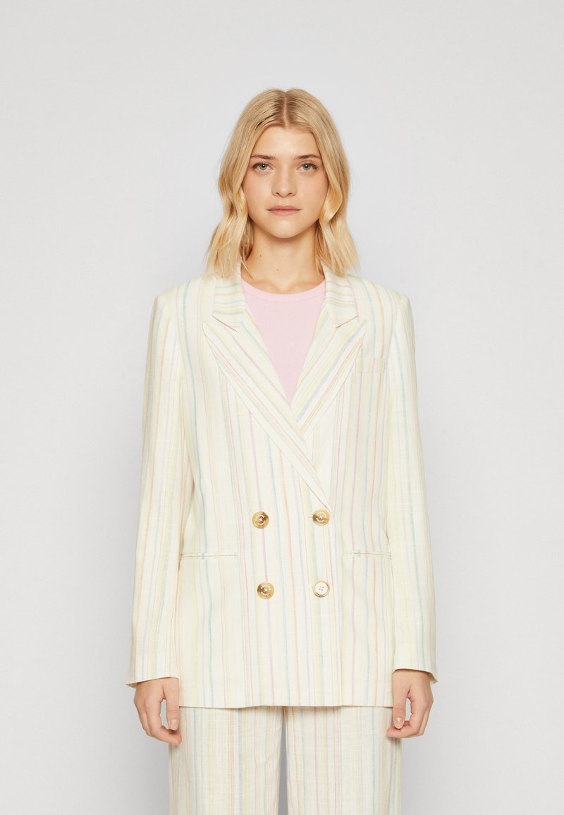 Fabienne Chapot - ROGER STRIPED - Blazer - lime light, Vergroten