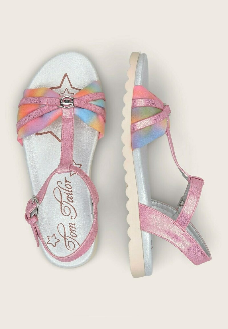 Kinder Riemchensandalen | TOM TAILOR MIT GLITZER Riemensandalette rainbow/mehrfarbig - RF64383 Kinder Riemchensandalen | TOM TAILOR MIT GLITZER Riemensandalette rainbow/mehrfarbig - RF64383