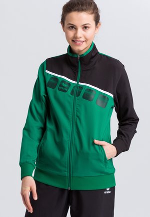 Erima Giacca da running - green/black