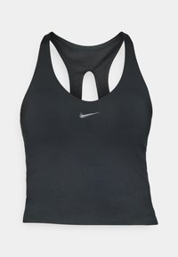 UNIVERSA BRA TANK - Topp - black/anthracite/dark smoke grey