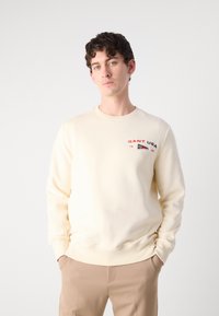 GANT GRAPHIC C NECK - Sweatshirt - cream