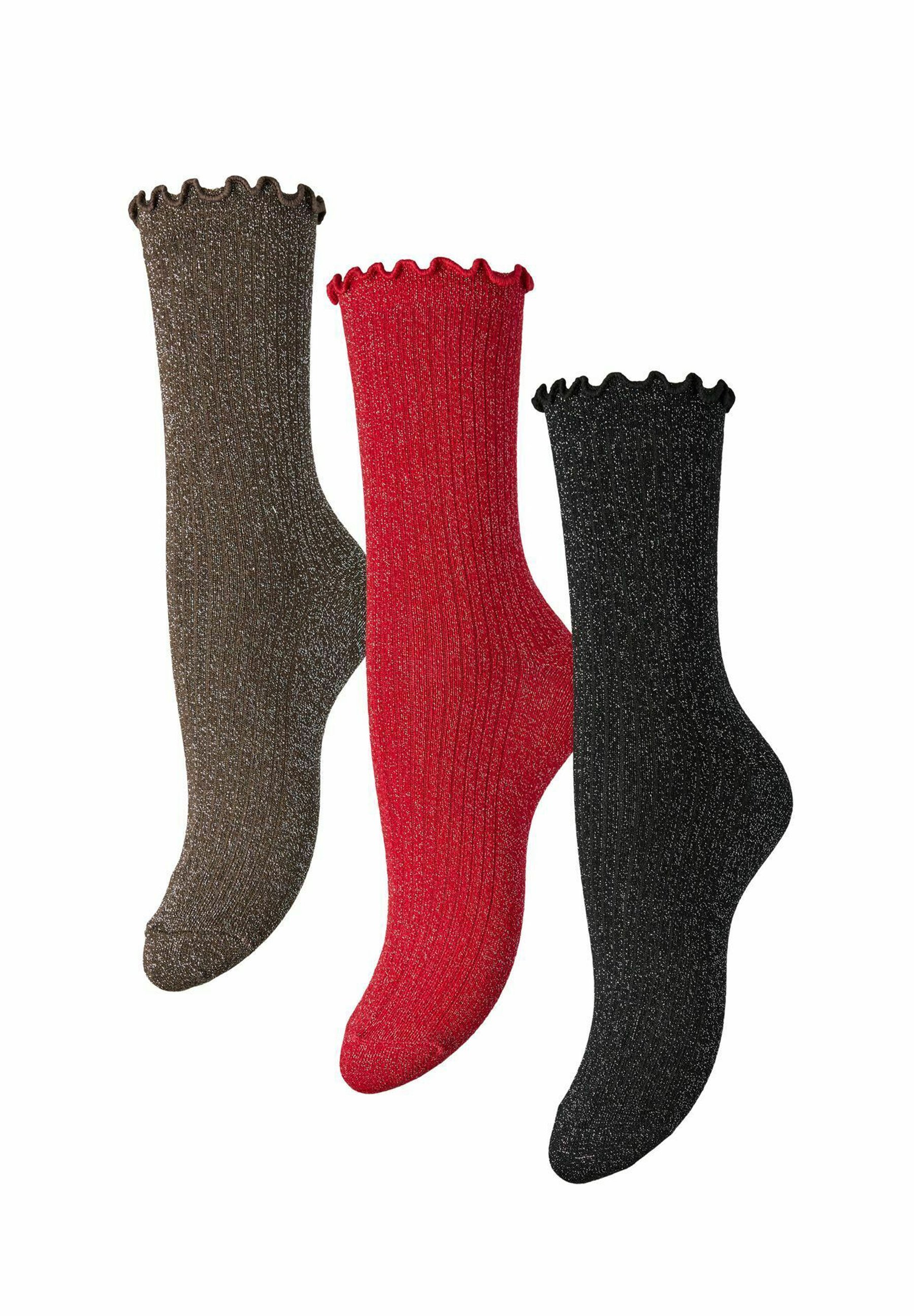 PIECES Damen Socken – Bequeme Alltagssocken Von Der Dänischen Marke