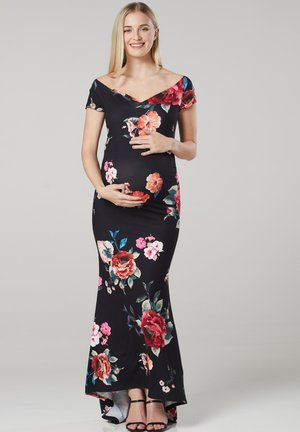 PHOTO SESSION - Maxi dress - czarny w róże