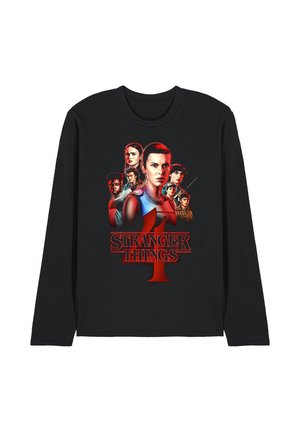 STRANGER THINGS  SEASON FOUR POSTER - Long sleeved top - black