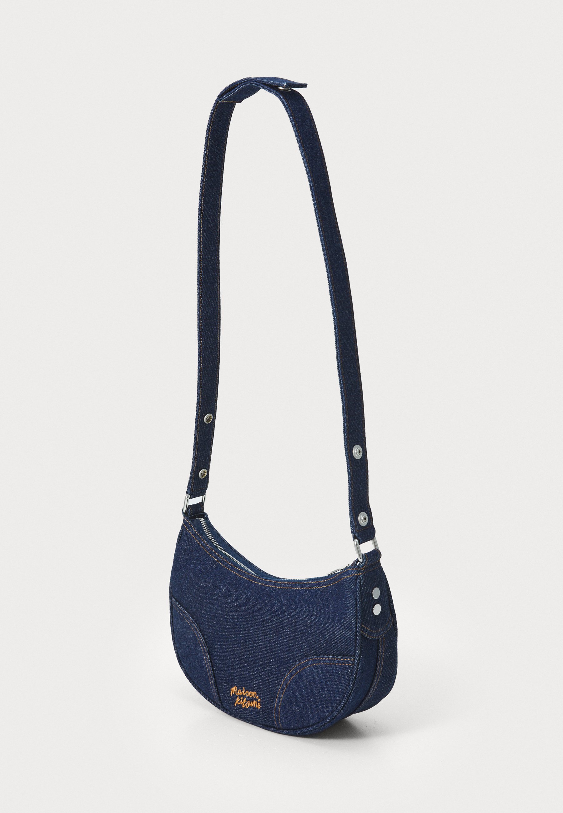Maison Kitsuné BOOGIE MOON BAG - Cross body bag - indigo
