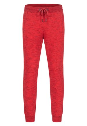 Lonsdale, SCHMALE PASSFORM WELLINGHAM - Tepláky - marl red black