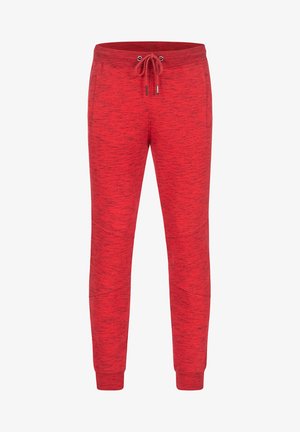 Lonsdale, SCHMALE PASSFORM WELLINGHAM - Tepláky - marl red black