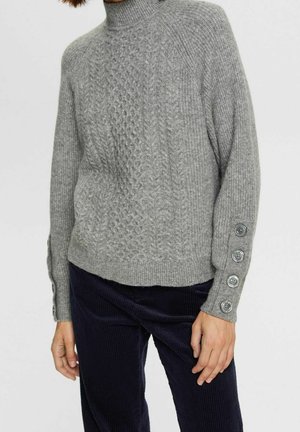 Stickad tröja - grey