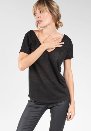 DEELUXE HAZEL - T-shirts basic - noir
