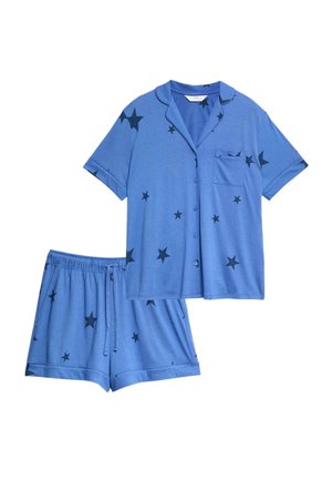 SHORTIE REVERE SET - Nattøj sæt - blue mix