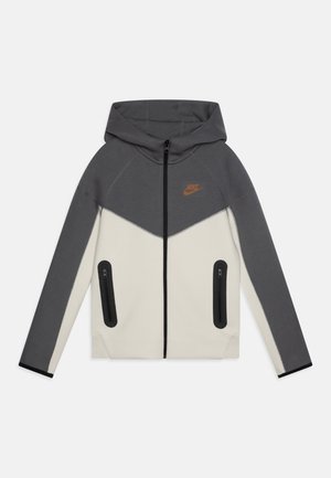 TECH FZ - Sweatjakke - dark grey/light bone/black/light british tan