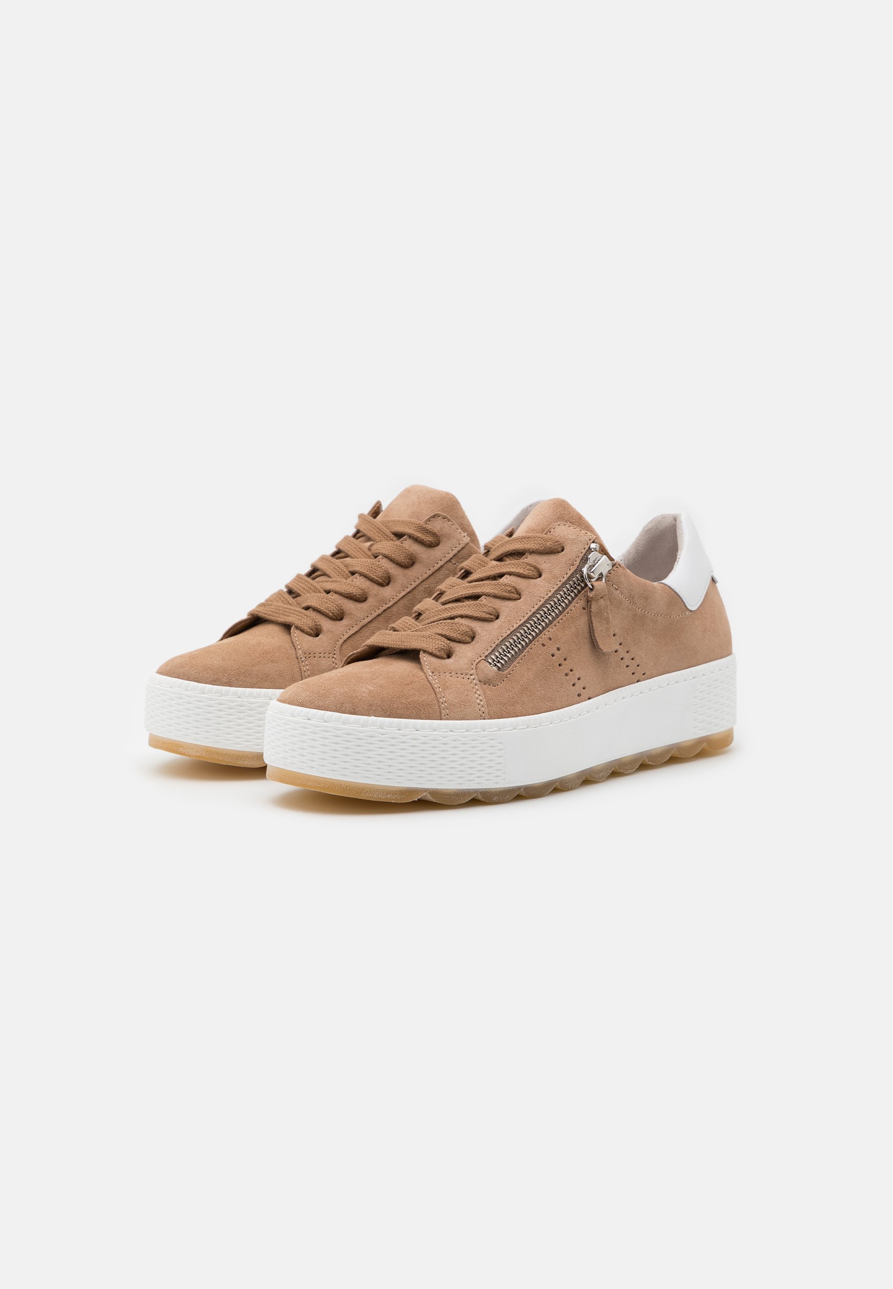 Gabor Comfort Baskets basses - sand/weiß/beige - ZALANDO.FR