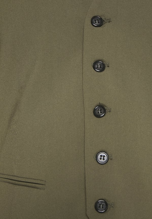 MENS WAISTCOAT FOR SUIT SLIM FIT - Suit waistcoat - olive3