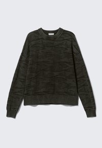 BOXY GRAPHIC - Pullover - black structure