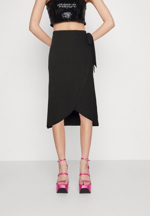 Pieces Jupe portefeuille - black