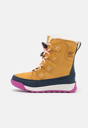 CHILDRENS WHITNEY II JOAN LACE - Śniegowce - geo yellow/collegiate navy