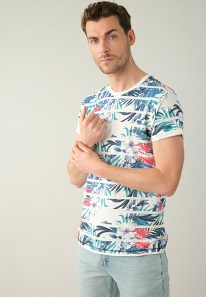 Deeluxe Original CARIBBEAN - Print T-shirt - natural