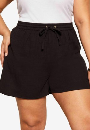 REGULAR FIT - Shorts - black