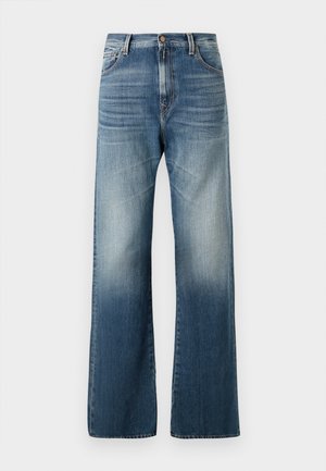 Replay ETTRA PANTS - Wide Leg - dark blue