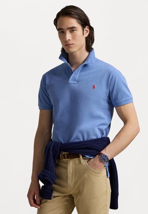 SLIM FIT POLO SHIRT - Polo shirt - campus blue