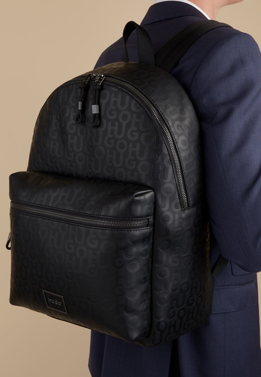 Sac à Dos HUGO Handwritten2.0 - Pour Homme - Noir - Design Moderne Et Fonctionnel
