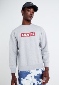 Levi's® RELAXED GRAPHIC CREW - Sudadera - mottled grey