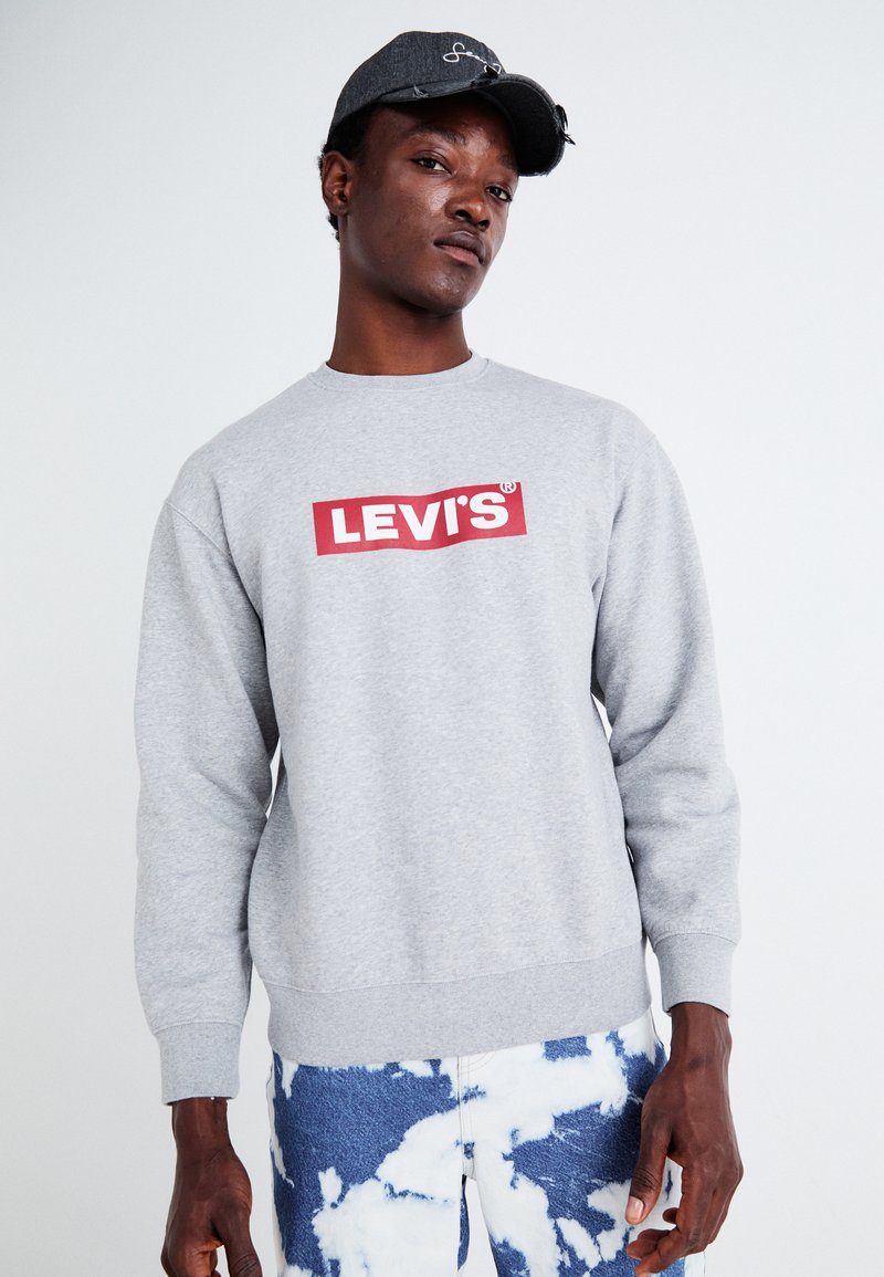 Levi's® RELAXED GRAPHIC CREW - Sudadera - mottled grey