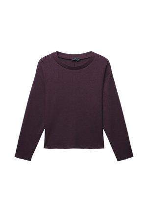 Felpa - bordeaux melange