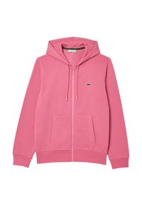 Sweat à Capuche Octobre Rose Femme – Zippé, Coupe Oversize, Imprimé Ruban – Pour Automne/hiver, Sport Ou Décontracté