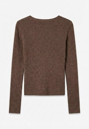 Vero Moda, KNITTED TOP AWHEDDA KNIT TOP - Pullover - warm taupe
