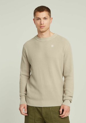 SERRATED - Strickpullover - dk brick gd