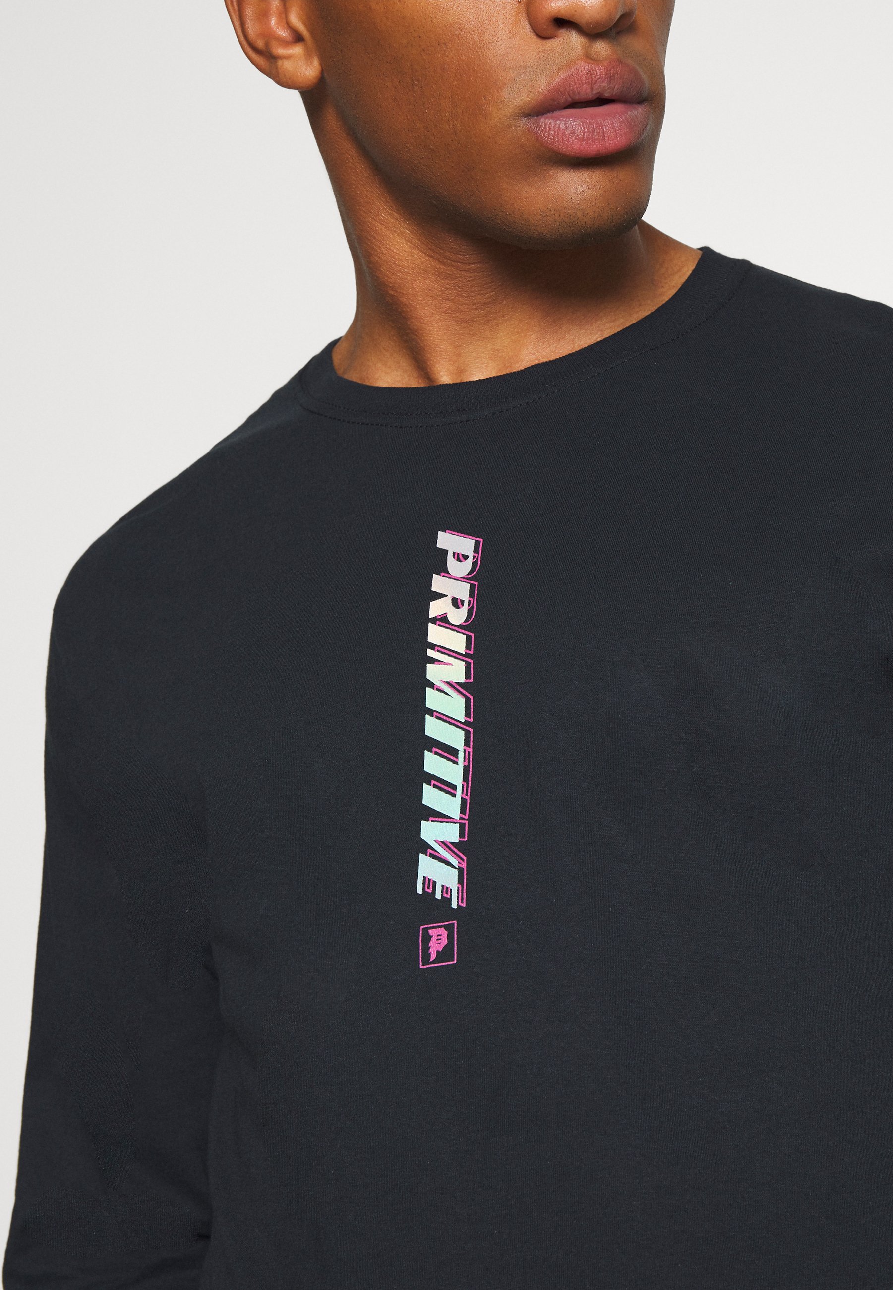 Primitive WARNING TEE Topper langermet black Zalando.no Primitive DIRTY CUPID - Topper langermet - black