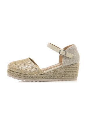 Toni Pons Saba-p - Sandalo Espadrillas Con Zeppa In Pelle Donna - Altezza 7 Cm - Suola In Gomma Antiscivolo - Fatto A Mano In Spagna