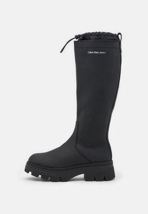 Botas con plataforma - black