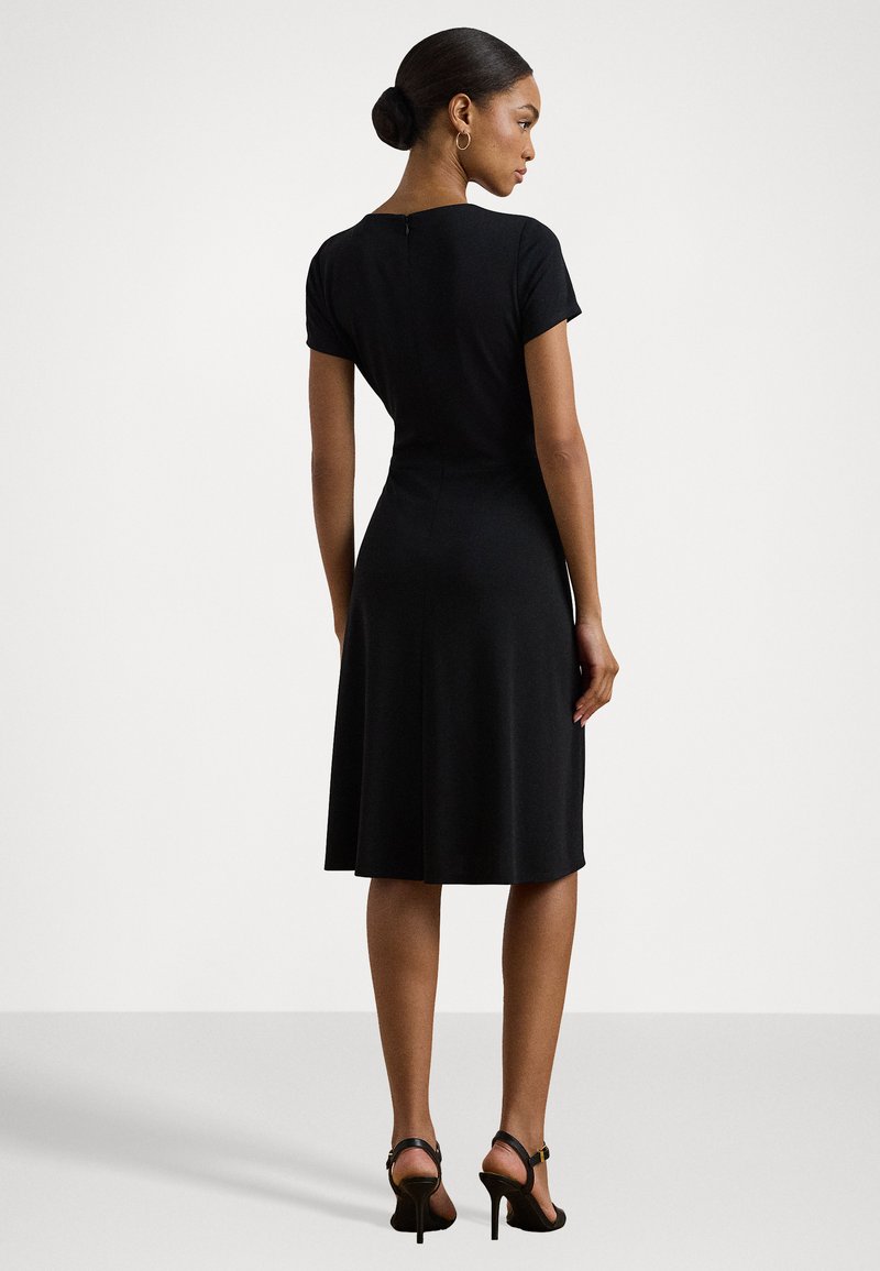 Lauren Ralph Lauren KARLEE SURPLICE JERSEY DRESS - Shift dress - black - Zalando Lauren Ralph Lauren KARLEE SURPLICE JERSEY DRESS - Shift dress - black - Zalando