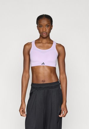 IMPACT HIGH SUPPORT BRA - Športová podprsenka s vysokou podporou - powder plum