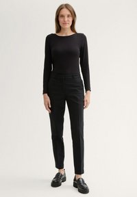 TOM TAILOR MIA SLIM - Chino kalhoty - deep black