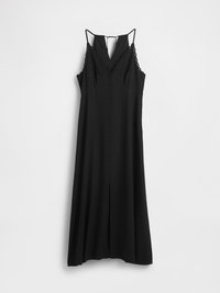 HALTER EMBRO MAXI - Day dress - true black