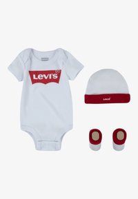 Levi's® - BATWING ONESIE HAT BOOTIE UNISEX SET - Cadeau de naissance - white Image miniature 1