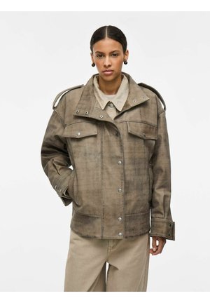 Kožnata jakna - beige