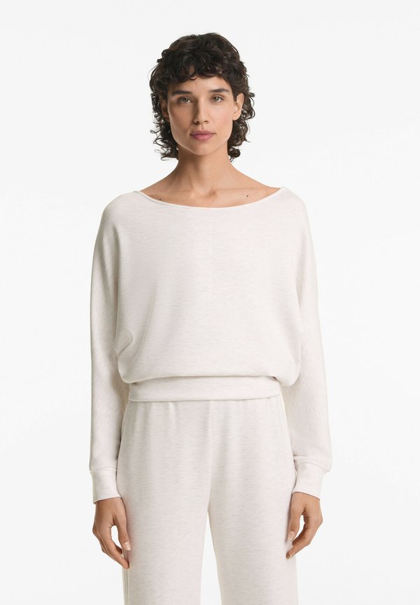 SOFT TOUCH BOAT NECK  - Sweatshirt - beige